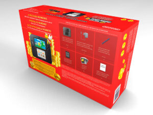 2DS Super Mario Bros Schwarz und blau Konsolenbox, 2DS Super Mario Bros karton