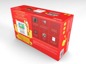 2DS Super Mario Bros weiße und rote Konsolenbox, 2DS Super Mario Bros karton