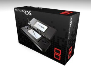 DS Schwarz Konsolenbox, DS Schwarz karton