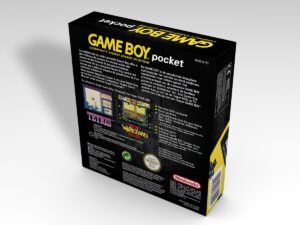 Game Boy Pocket Gelb Konsolenbox, Game Boy Pocket Gelb karton
