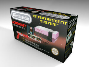 Nintendo NES Konsolenbox, NES karton