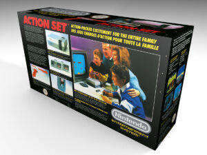 Nintendo NES Konsolenbox, NES karton