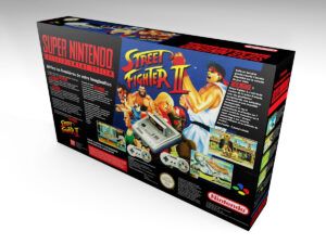 Nintendo SNES Konsolenbox, SNES karton