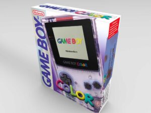 Game Boy Color Transparent Konsolenbox, Game Boy Color Transparent karton