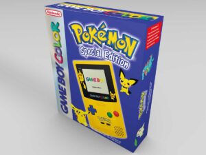 Game Boy Color Pokemon Konsolenbox, Game Boy Color Pokemon karton