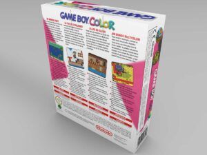 Game Boy Color Pink Konsolenbox, Game Boy Color Pink karton