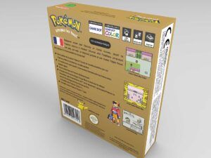 Game Boy Color Pokemon Gold Konsolenbox Fr, Game Boy Color Pokemon Gold karton