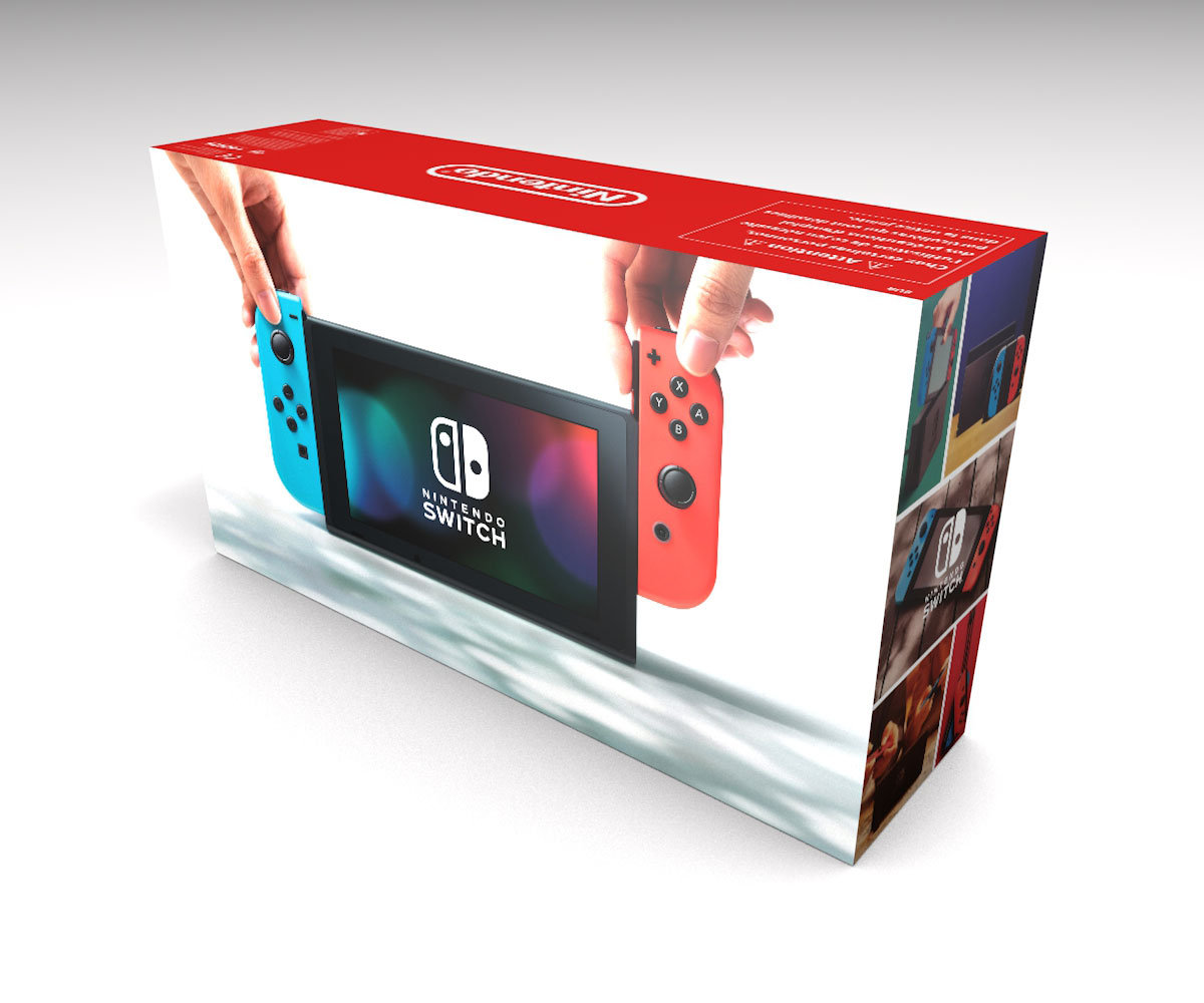 Nintendo Switch Konsolenbox, Switch karton