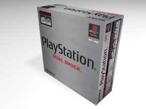 Sony PlayStation 1 9002C Konsolenbox, PS1 9002 karton