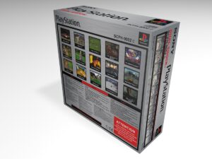 Sony PlayStation 1 9002C Konsolenbox, PS1 9002 karton