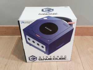 GameCube Blau Konsolenbox, GameCube Blau karton