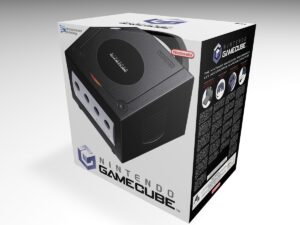 GameCube schwarz Konsolenbox, GameCube schwarz karton
