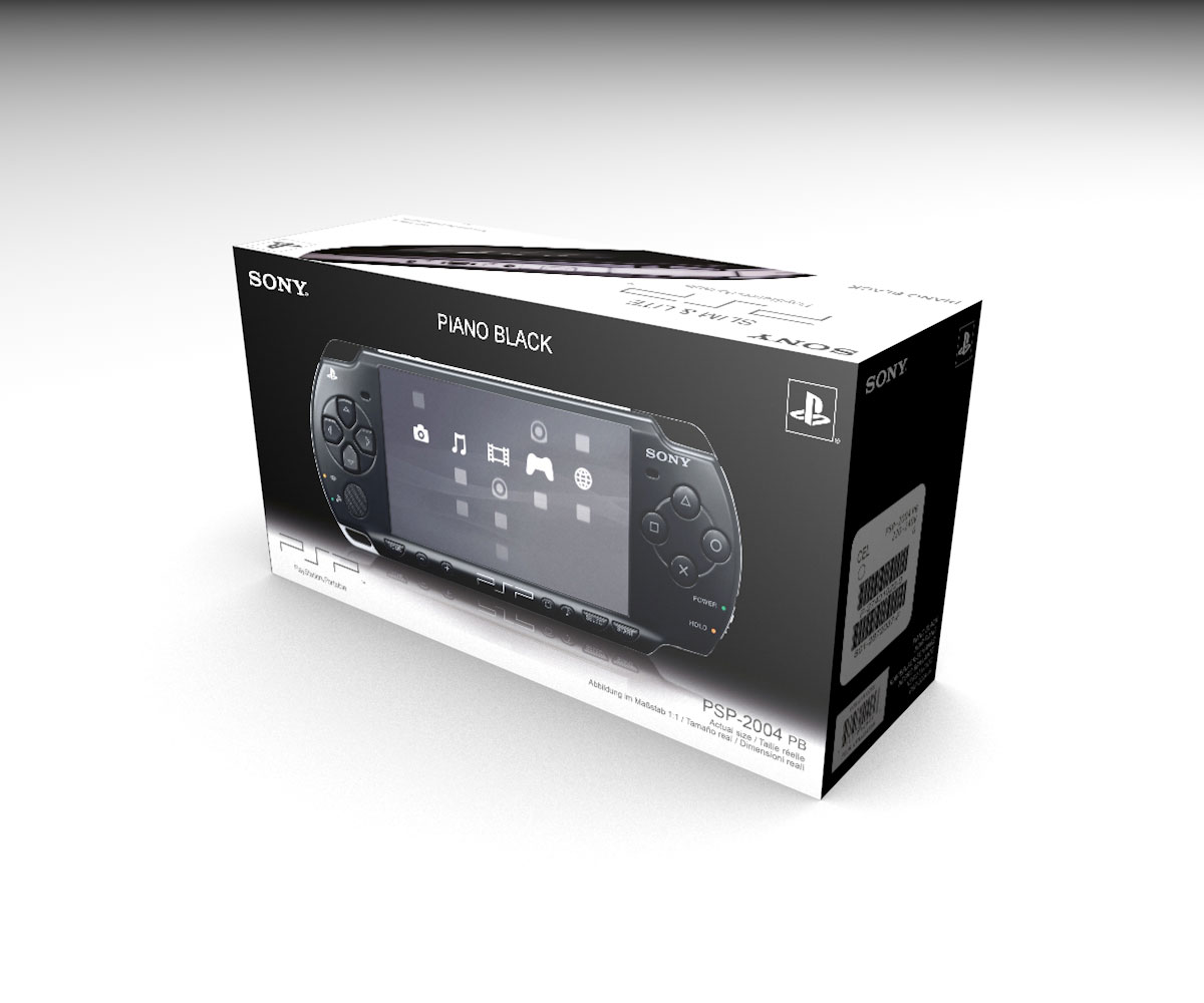 Sony PSP 2004 Konsolenbox, PSP karton