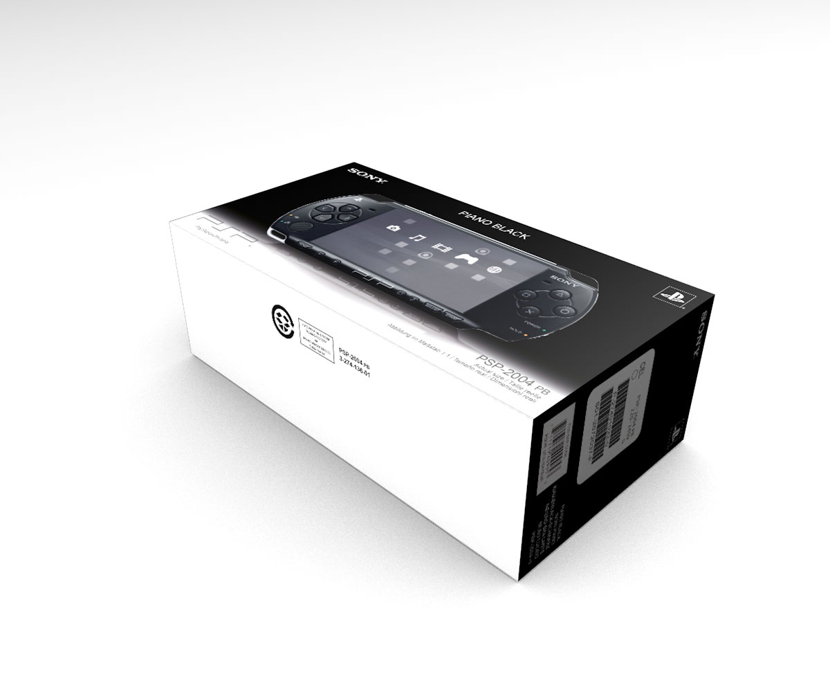 Sony PSP 2004 Konsolenbox, PSP karton