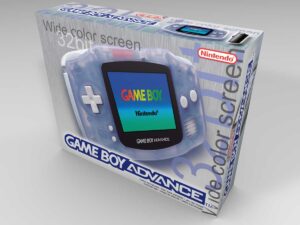 Game Boy Advance Transparent Konsolenbox, Game Boy Advance Transparent karton