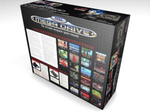 Sega Mega Drive 1 Konsolenbox 2 kontrollen, Mega Drive 1 karton