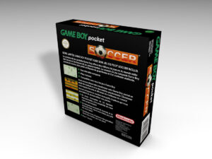 Game Boy Pocket Soccer Konsolenbox, Game Boy Pocket Soccer karton