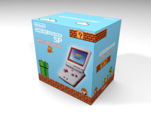 Game Boy Advance SP Famicom Konsolenbox, Game Boy Advance SP Famicom karton