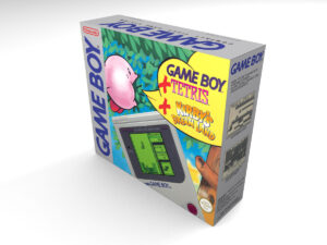 Game Boy Tetris Kirby Konsolenbox, Game Boy Tetris Kirby karton