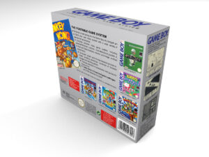 Game Boy Tetris Kirby Konsolenbox, Game Boy Tetris Kirby karton
