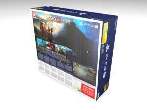 Sony PS4 Pro Konsolenbox 2 Kontrollen, PS4 Pro karton