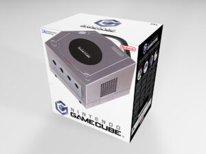 GameCube Silver Konsolenbox, GameCube Silber karton