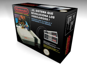 Nintendo NES Konsolenbox Es, NES karton