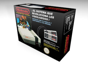 Nintendo NES Konsolenbox Es, NES karton