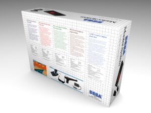 Sega Master System Konsolenbox (Hang On), Master System karton