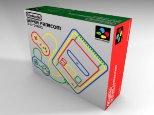 Super Famicom Konsolenbox, Super Famicom karton