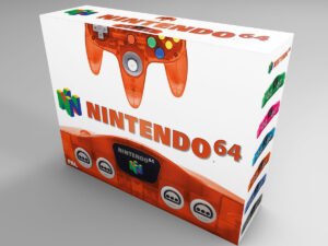 Nintendo 64 Fire Orange Konsolenbox