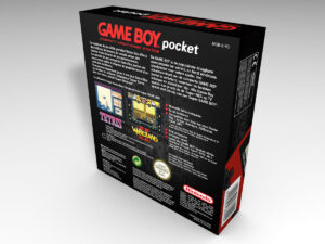 Game Boy Pocket Rot Konsolenbox, Game Boy Pocket Rot karton