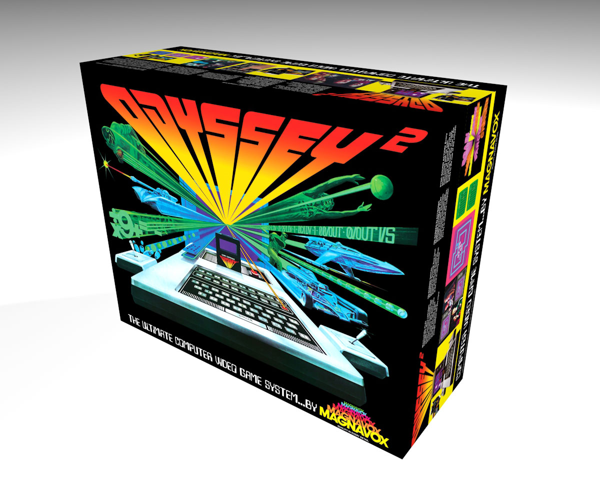 Magnavox Odyssey 2 Konsolenbox, Odyssey 2 karton