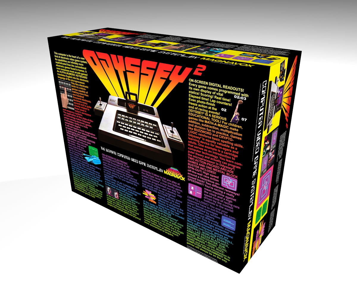 Magnavox Odyssey 2 Konsolenbox, Odyssey 2 karton