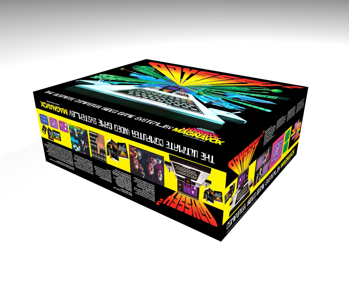 Magnavox Odyssey 2 Konsolenbox, Odyssey 2 karton