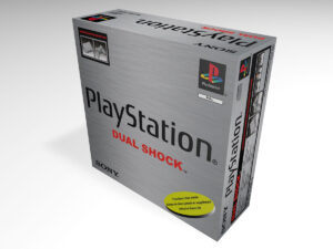 PlayStation 1 7502c Konsolenbox, PS1 7502 karton
