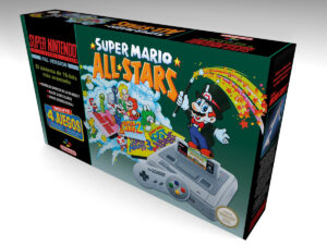 SNES Super Mario All Stars Konsolenbox, SNES Super Mario karton