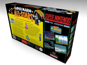 SNES Super Mario All Stars Konsolenbox, SNES Super Mario karton