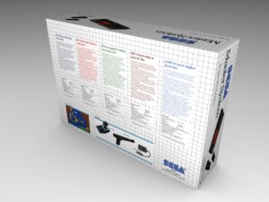 Master System 1 Alex Kidd Konsolenbox, Master System karton
