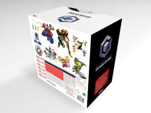 GameCube Weiß Konsolenbox, GameCube Weiss karton