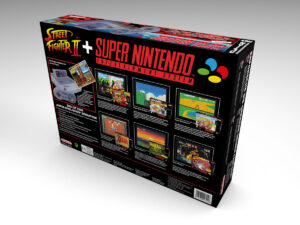 Nintendo SNES Street Fighter II Konsolenbox, SNES Street Fighter 2 karton