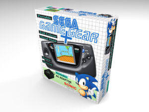 Sega Game Gear Sonic Konsolenbox, Game Gear Sonic karton