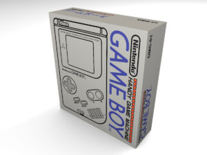 Game Boy japanisch Konsolenbox, Game Boy Japan karton