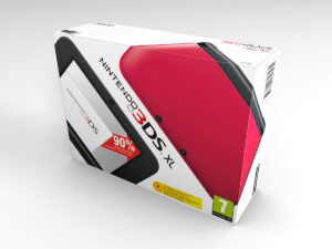 Nintendo 3DS XL Rote Konsolenbox, 3DS XL Rote karton