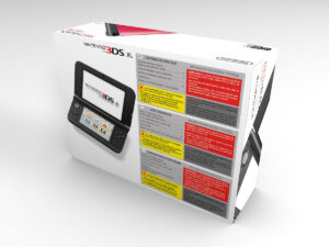 Nintendo 3DS XL Rote Konsolenbox, 3DS XL Rote karton
