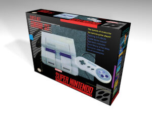 Nintendo SNES NTSC Konsolenbox, SNES NTSC karton