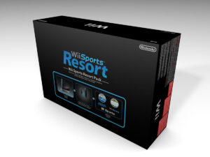 Nintendo Wii Schwarz Konsolenbox, Wii Schwarz karton