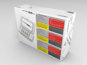 Nintendo 3DS XL Weiße Konsolenbox, 3DS XL Weiss karton