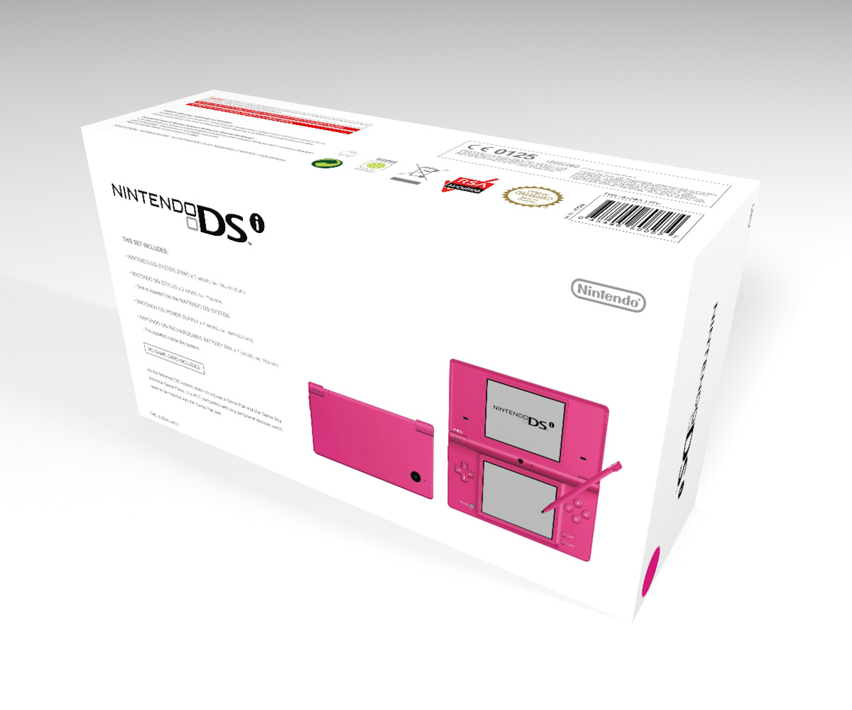Nintendo DSi Pink Konsolenbox, DSi Pink karton