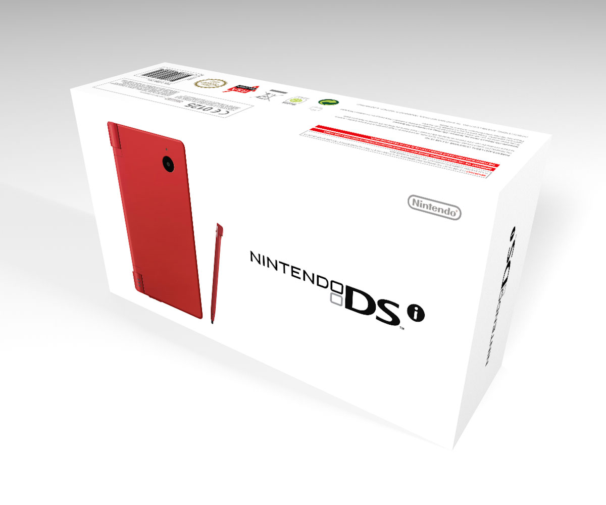 Nintendo DSi Rote Konsolenbox, DSi Rote karton